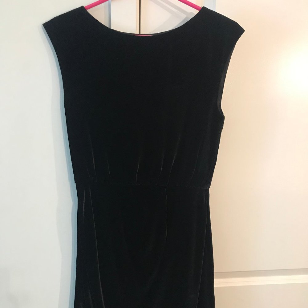 Black Velvet Theory Dress